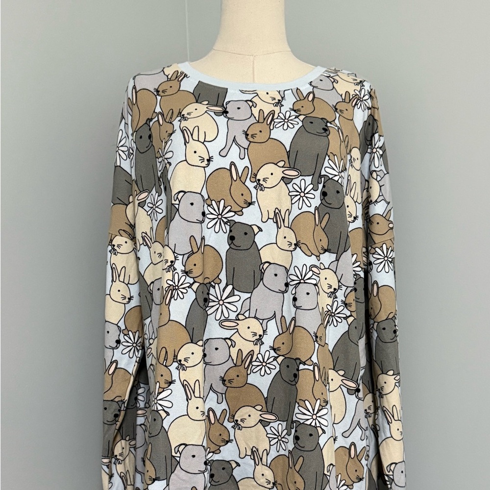 Darren & Phillip Bunny&dog Pajama Set XXL Soft Cozy Easter Lounge Set&Gift Bag